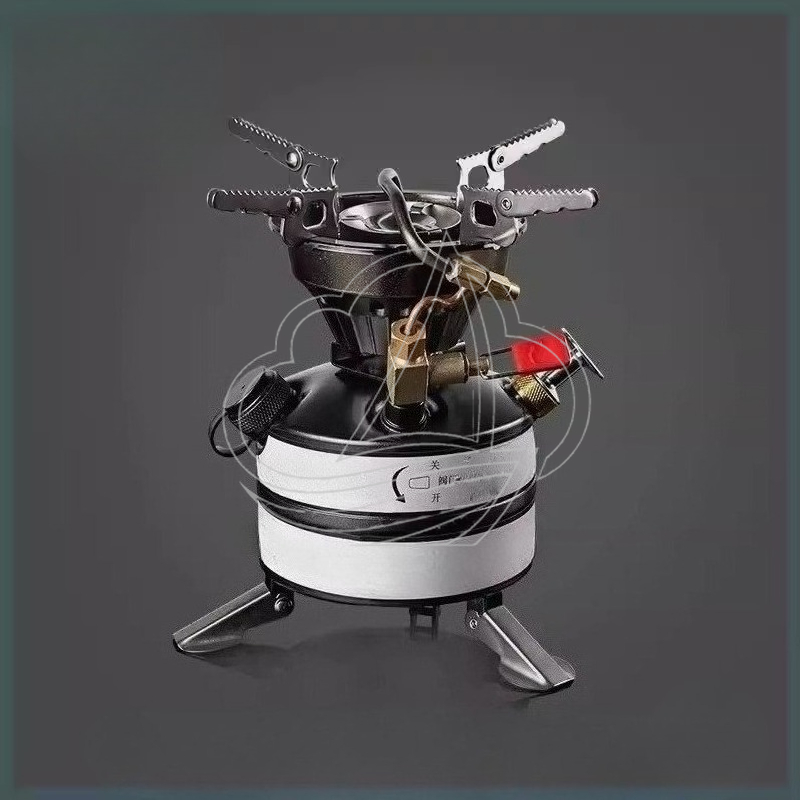 Camping Cooking Burner - All-in-One Tragbares Camping-Kocher-Set Multi-Fuel-Brenner für Outdoor-Picknick-Kochen