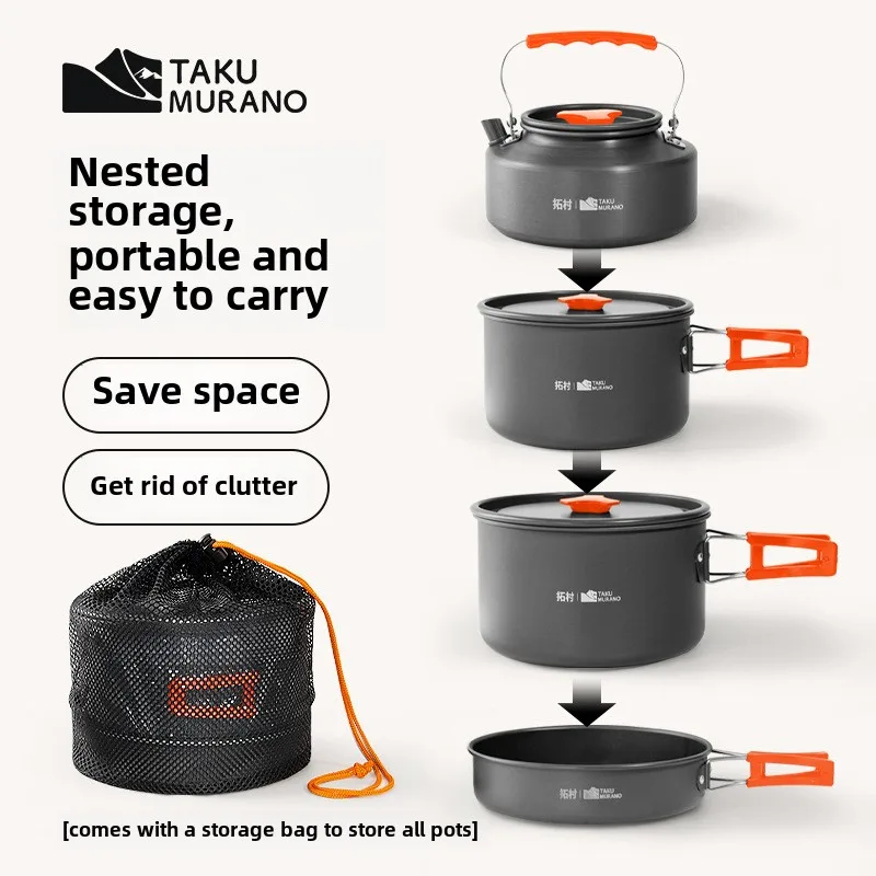Quality Camping Cooking Set - Hohe Qualität Outdoor Geschirr Set Camping