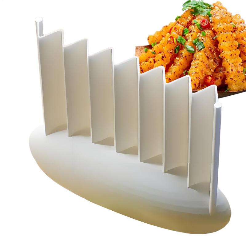 Camping No Cooking Meals - Crinkle Fry Cutter Küche Wellenschneider Multifunktionaler