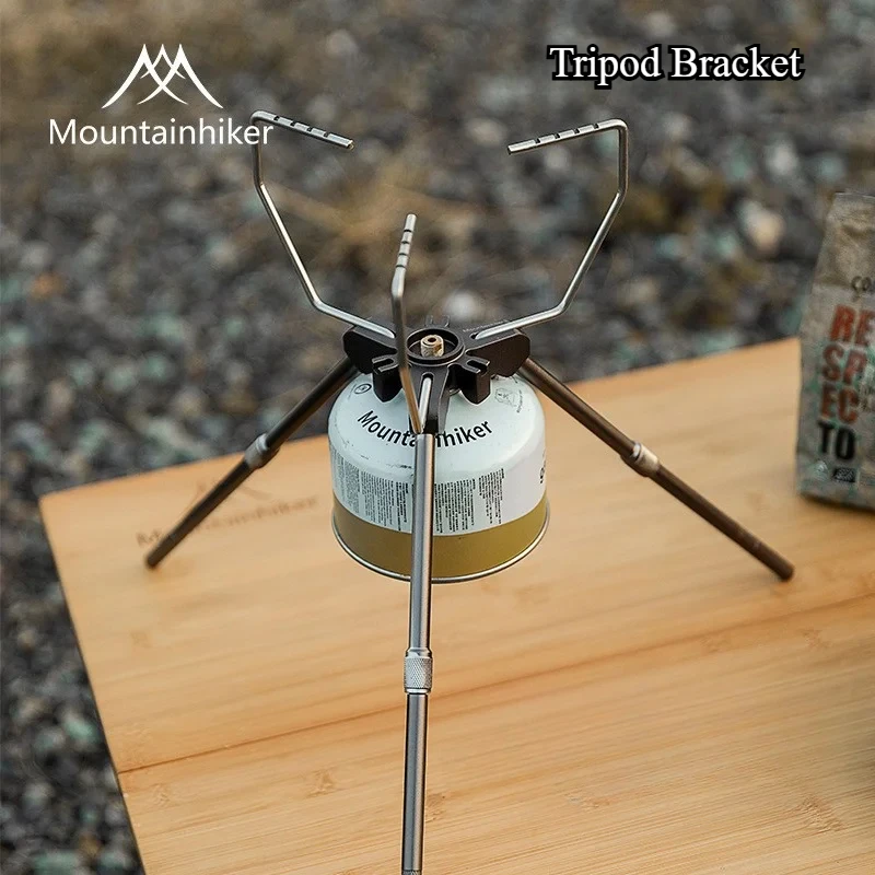 Camping Cooking Tripod - MOUNTAINHIKER Dreibein-Halterung für Camping-Multifunktionskocher, Multifunktionale Tragbare