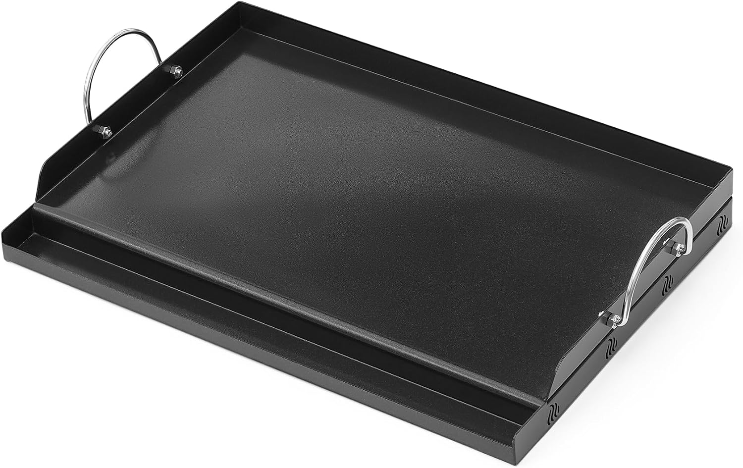 Camping Cooking Top - Universelle BBQ-Grillplatte, flache Kochplatte, antihaftbeschichtet, mit