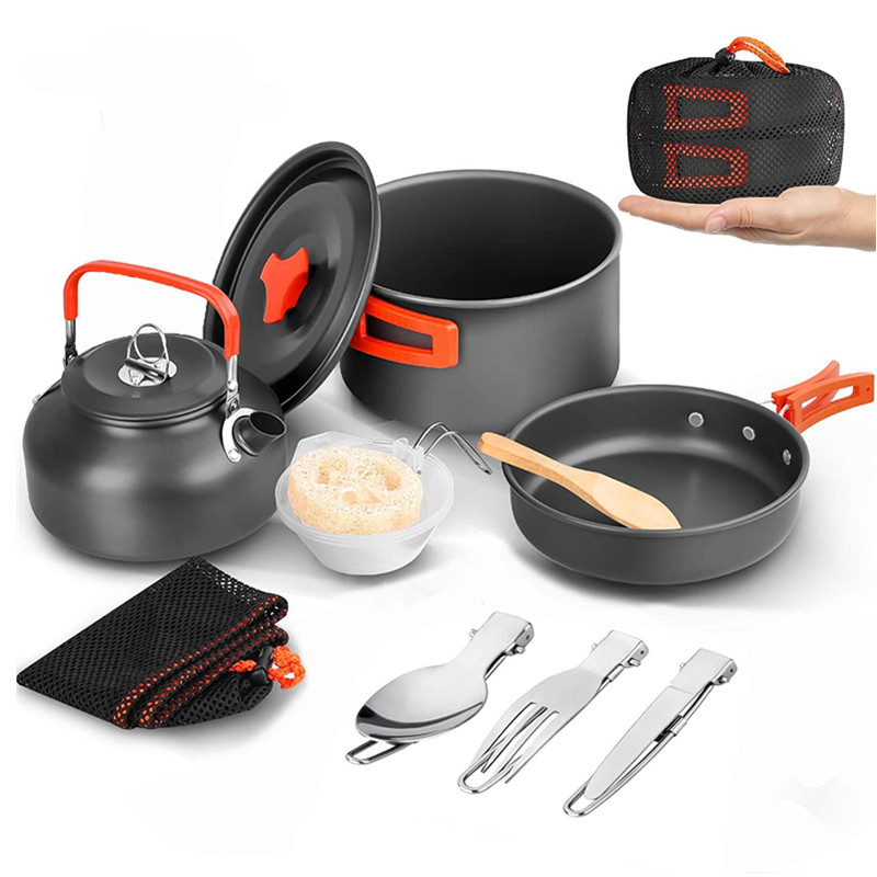 Camping Cooking Set 2 Person - 2-3 Personen Outdoor Camping und Picknick