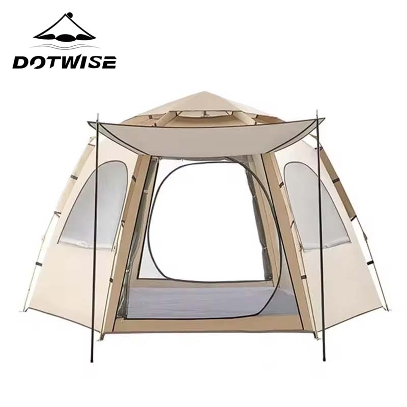 Camping Cooking Tent - 5-9 Personen Outdoor-Klappzelt, sofortiges Pop-Up-Zelt, tragbar,