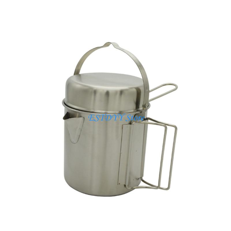 Camping No Cooking Meals - G6DE Deep Camp Kochtopf mit Bügelgriff