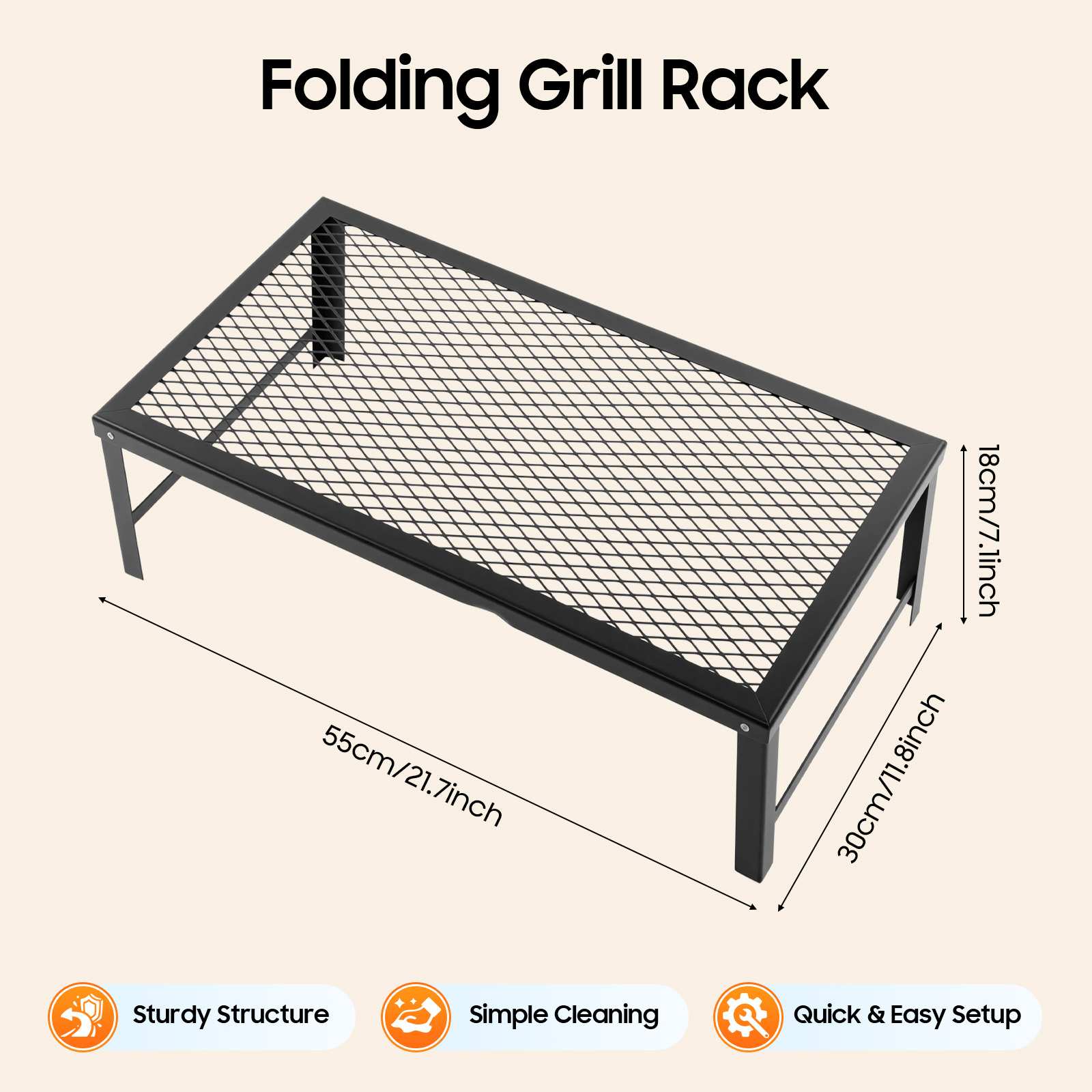 Lagerfeuergrill, BBQ-Set, klap – Camping Cooking Set Compact Bewertung und Preis