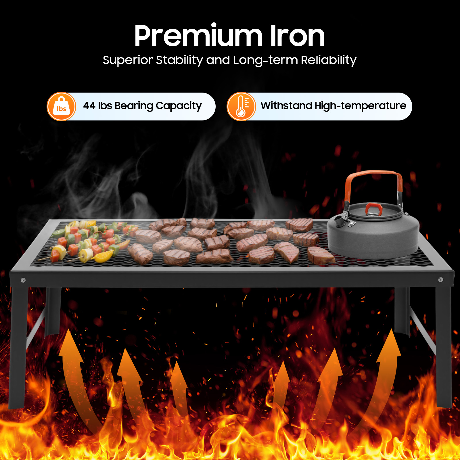 Lagerfeuergrill, BBQ-Set, klap – Camping Cooking Set Compact Bewertung und Preis