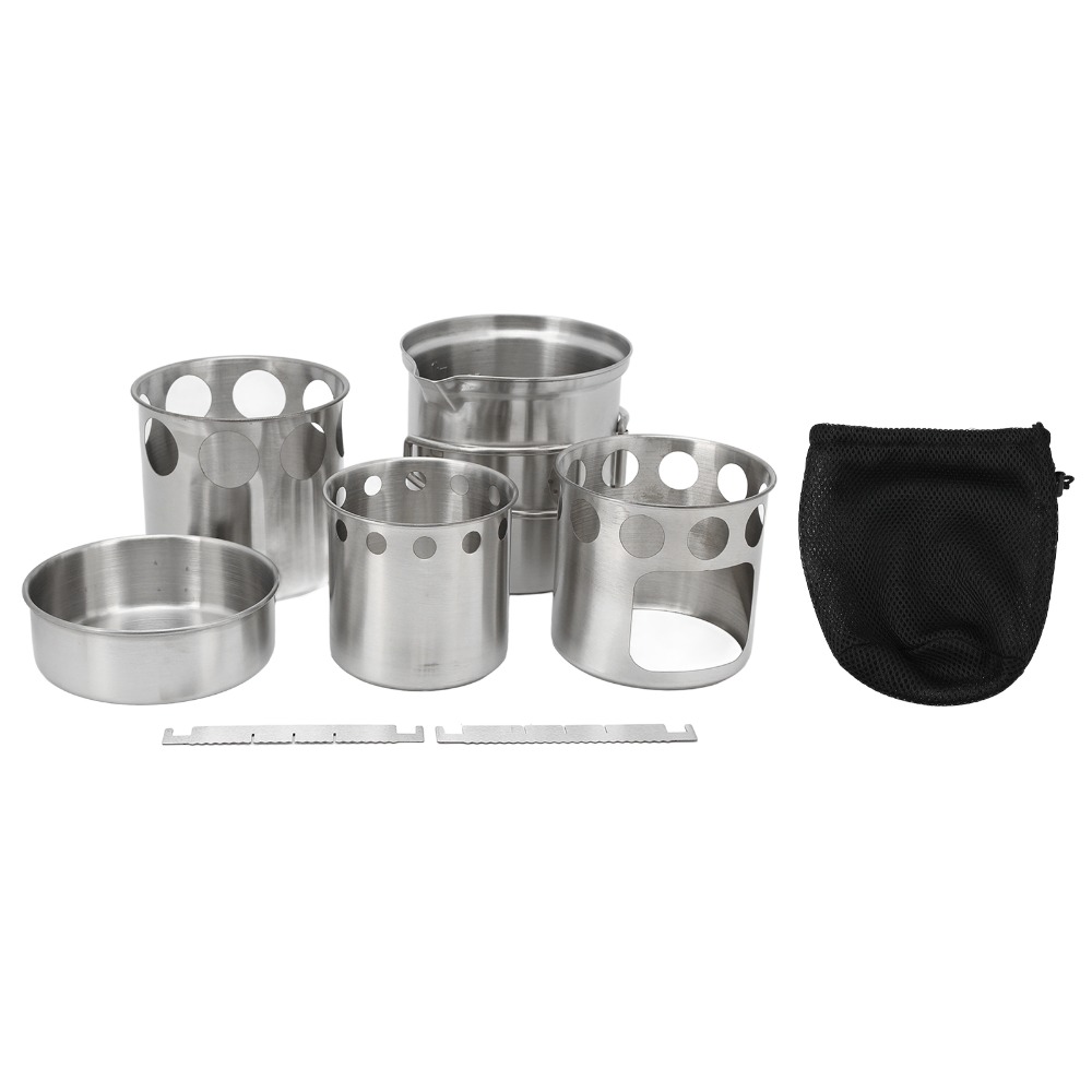 Langlebiges Edelstahl-Camping- – Camping Outdoor Cooking Set Bewertung und Preis