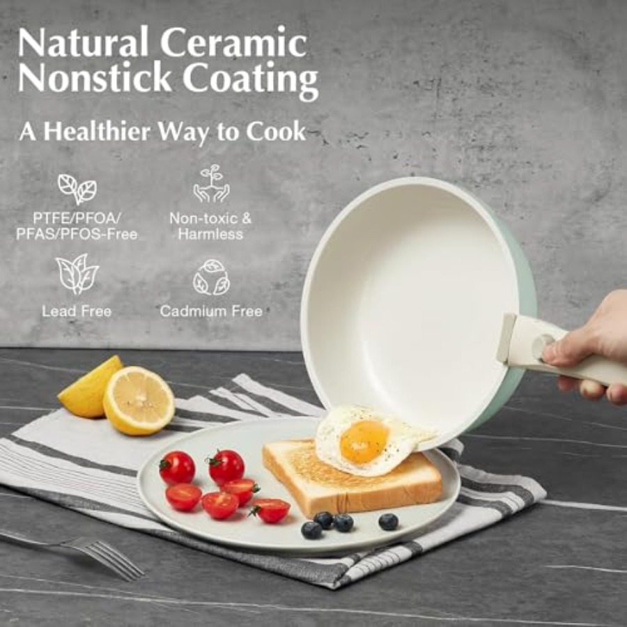 Keramik-Topf- und Pfannen-Set  – Camping Cooking Set Detachable Handle Bewertung und Preis
