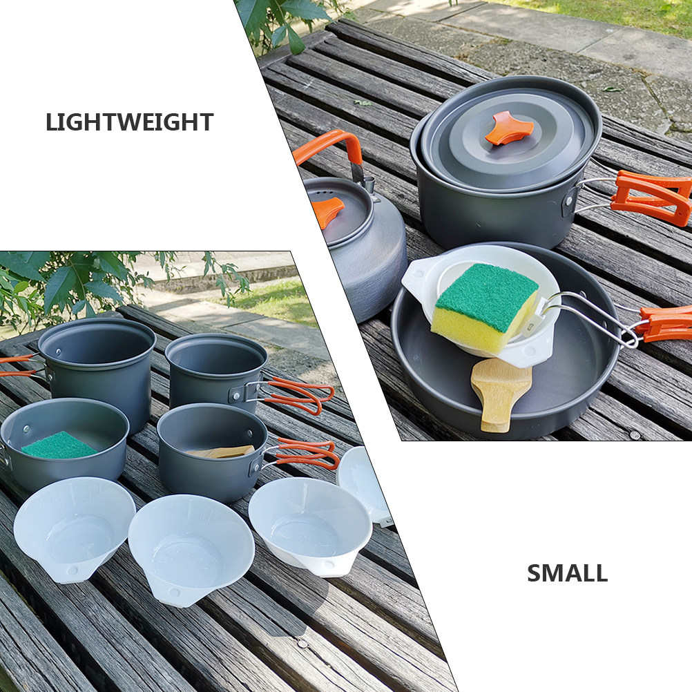 7-teiliges kompaktes Camping-G – Camping Cooking Set Compact Bewertung und Preis