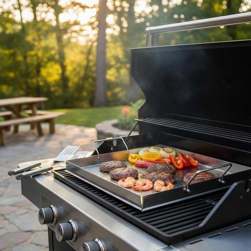 Universelle Flachgrillplatte 1 – Camping Outdoor Cooking Set Bewertung und Preis