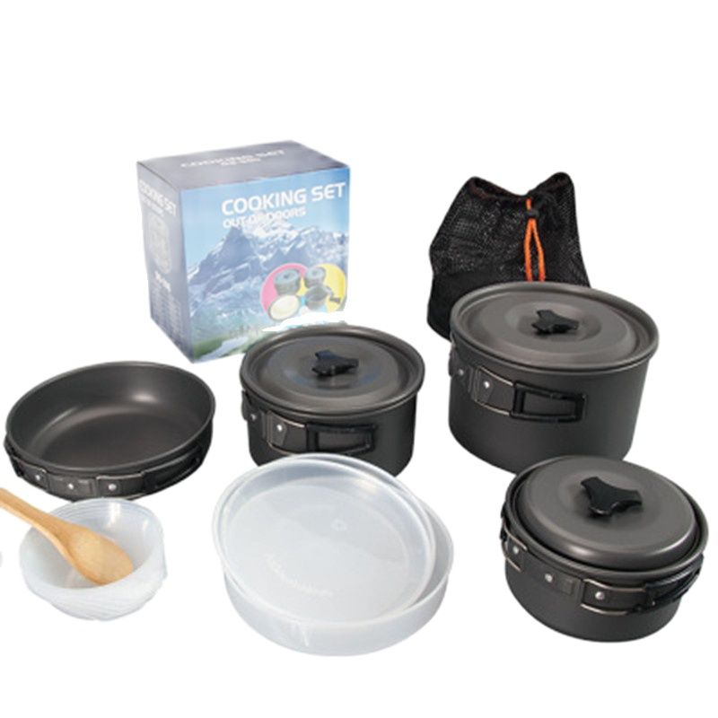 Outdoor-Camping-Kochset, antih – Camping Cooking Set 2 Person Bewertung und Preis