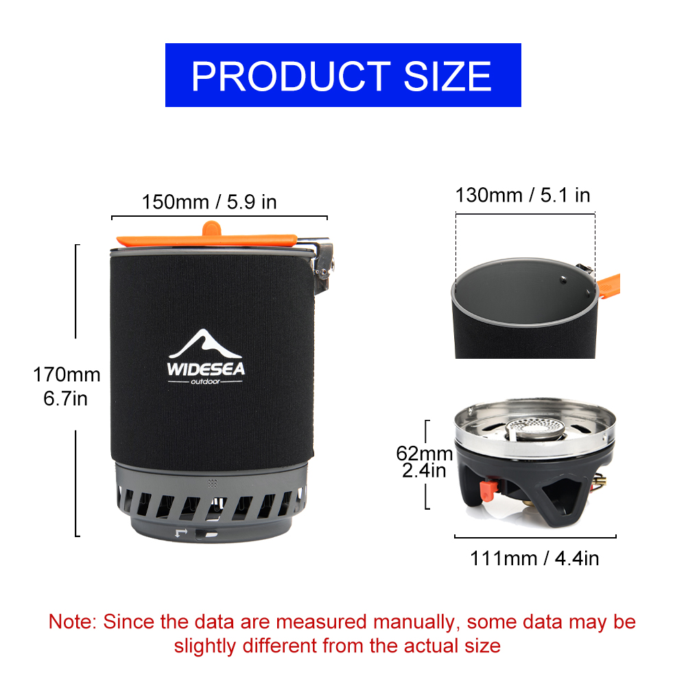 Widesea Camping-Kochsystem mit – Camping Cooking Burner Bewertung und Preis