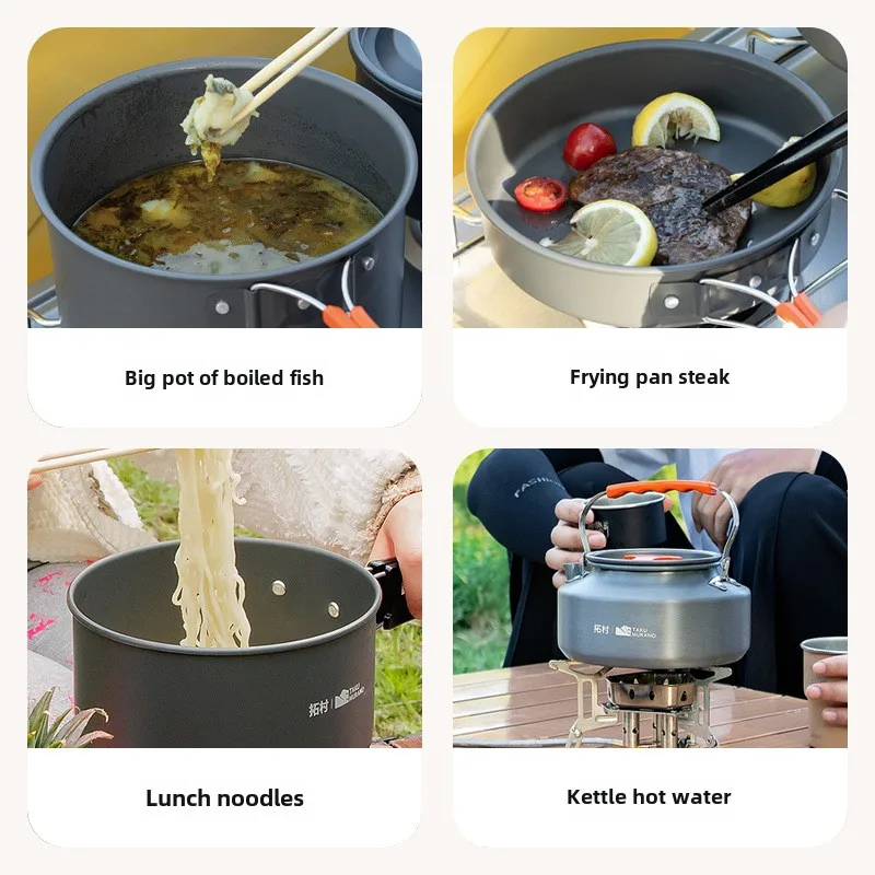 Hohe Qualität Outdoor Geschirr – Quality Camping Cooking Set Bewertung und Preis
