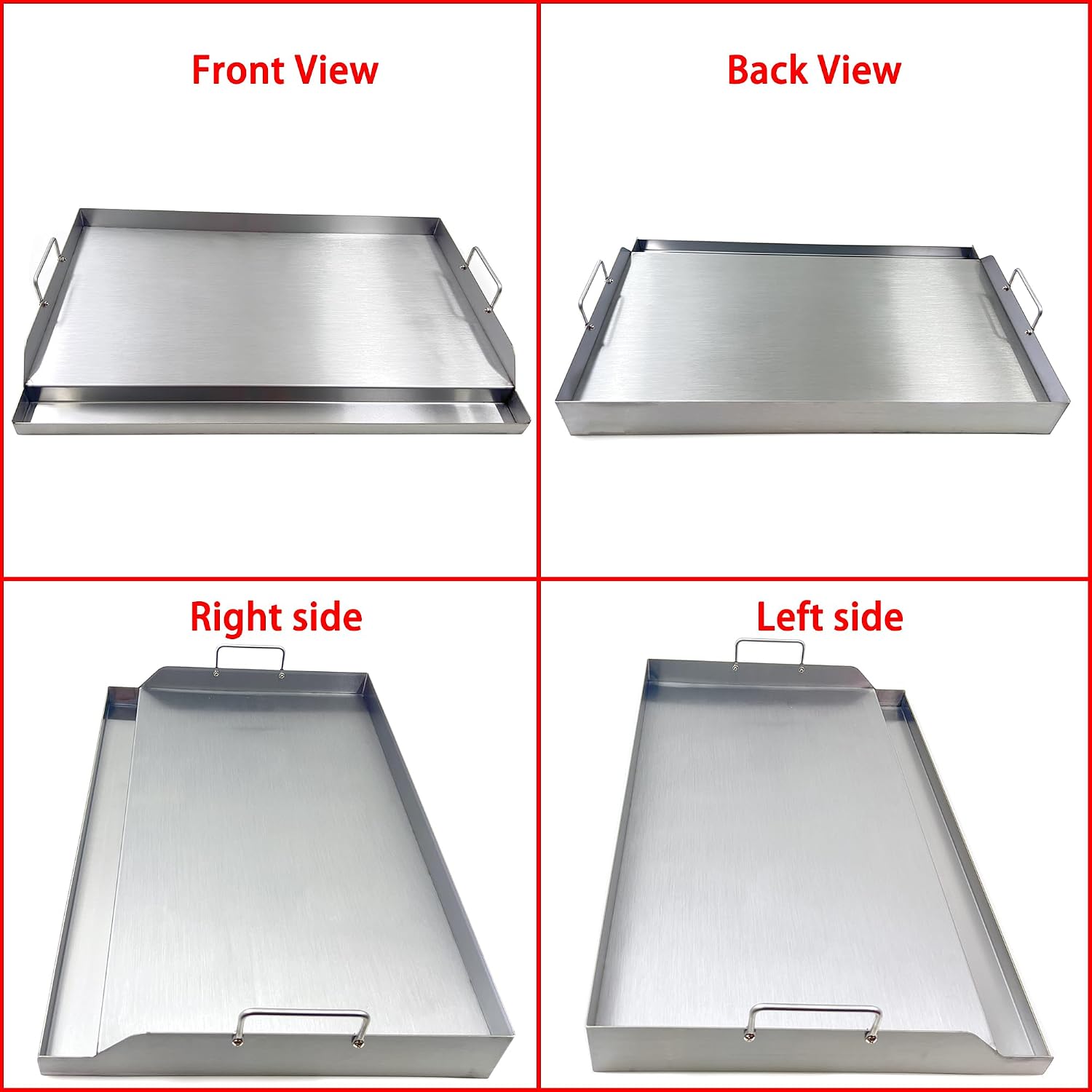Edelstahl Flache Grillplatte U – Camping Cooking Top Bewertung und Preis