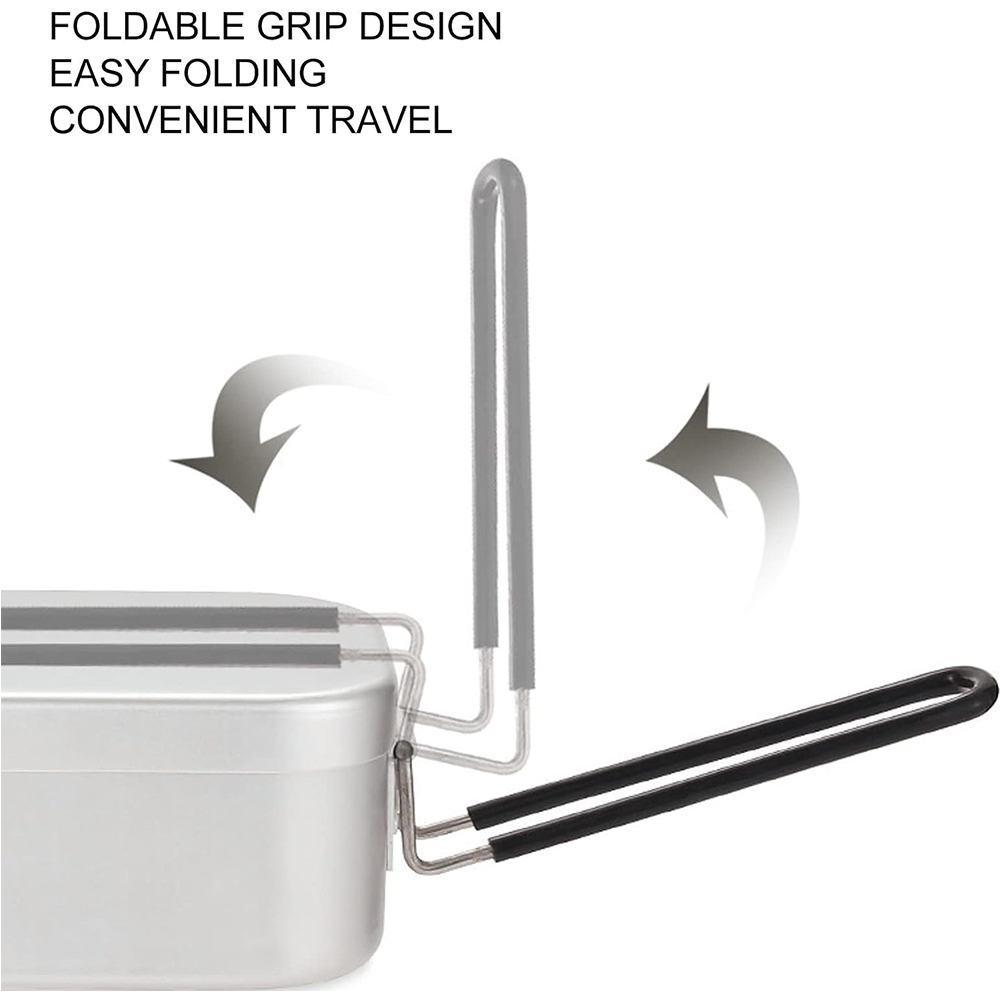 800ML Aluminium Mittagessen Bo – Camping Outdoor Cooking Set Bewertung und Preis