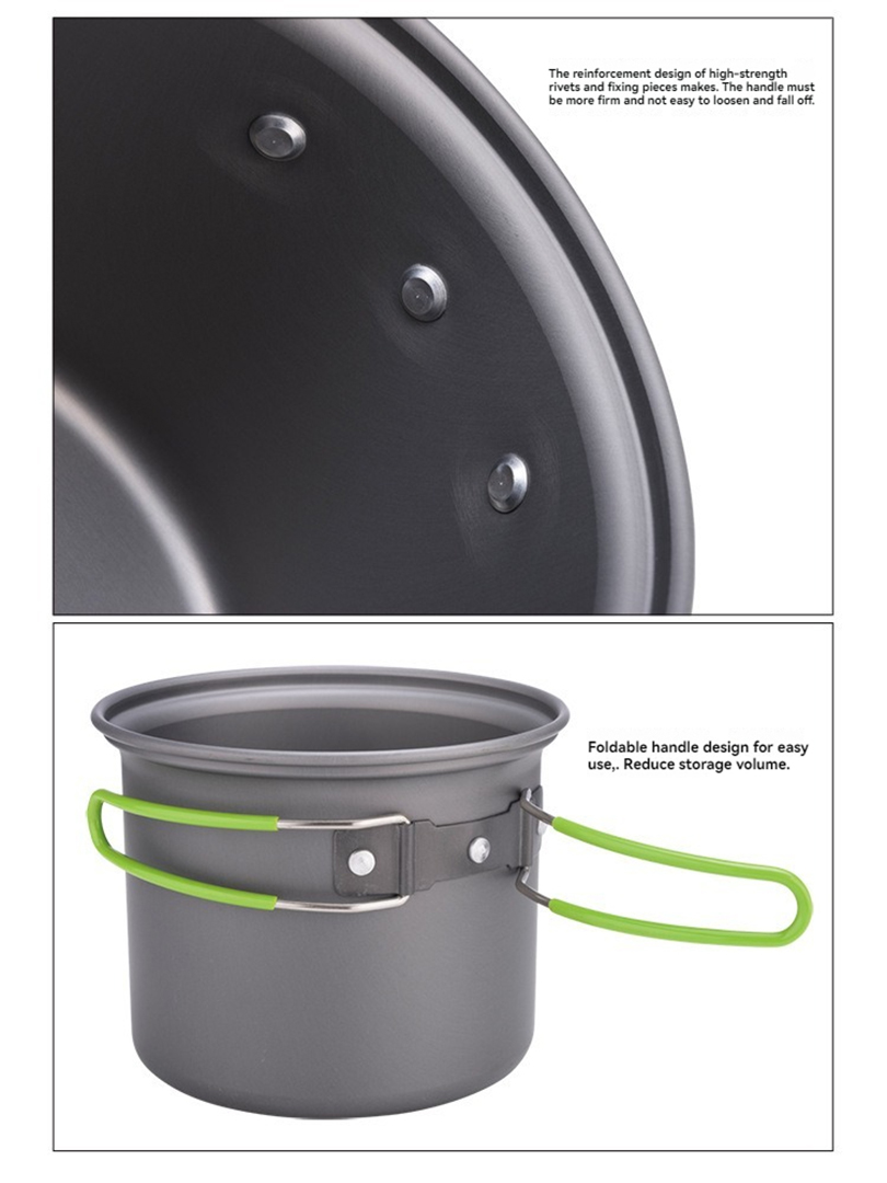 BRS-T15A Camping-Kochgeschirr- – Camping Outdoor Cooking Set Bewertung und Preis