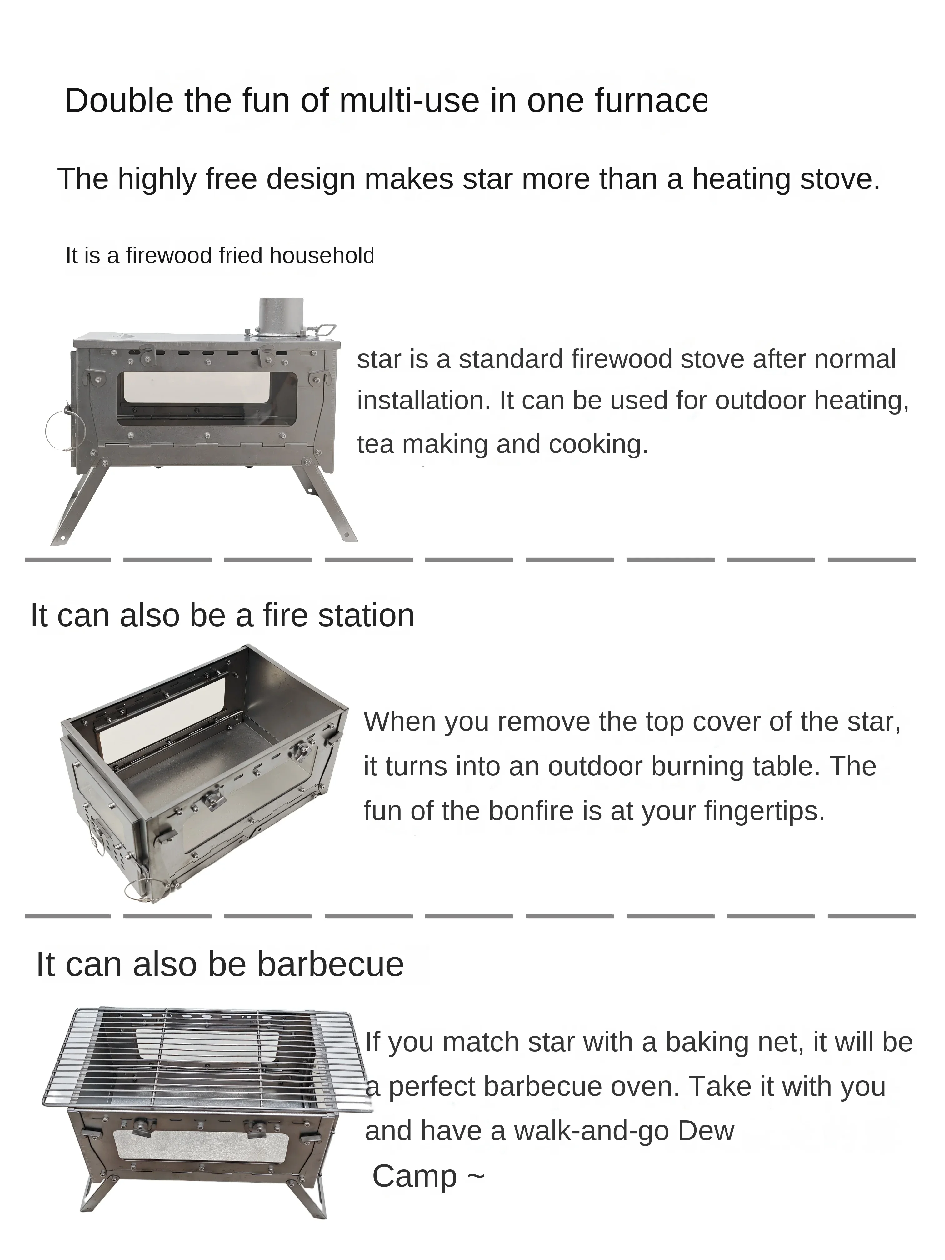 WT Star Ti Klappbarer Brennhol – Cooking On Camping Stove Bewertung und Preis