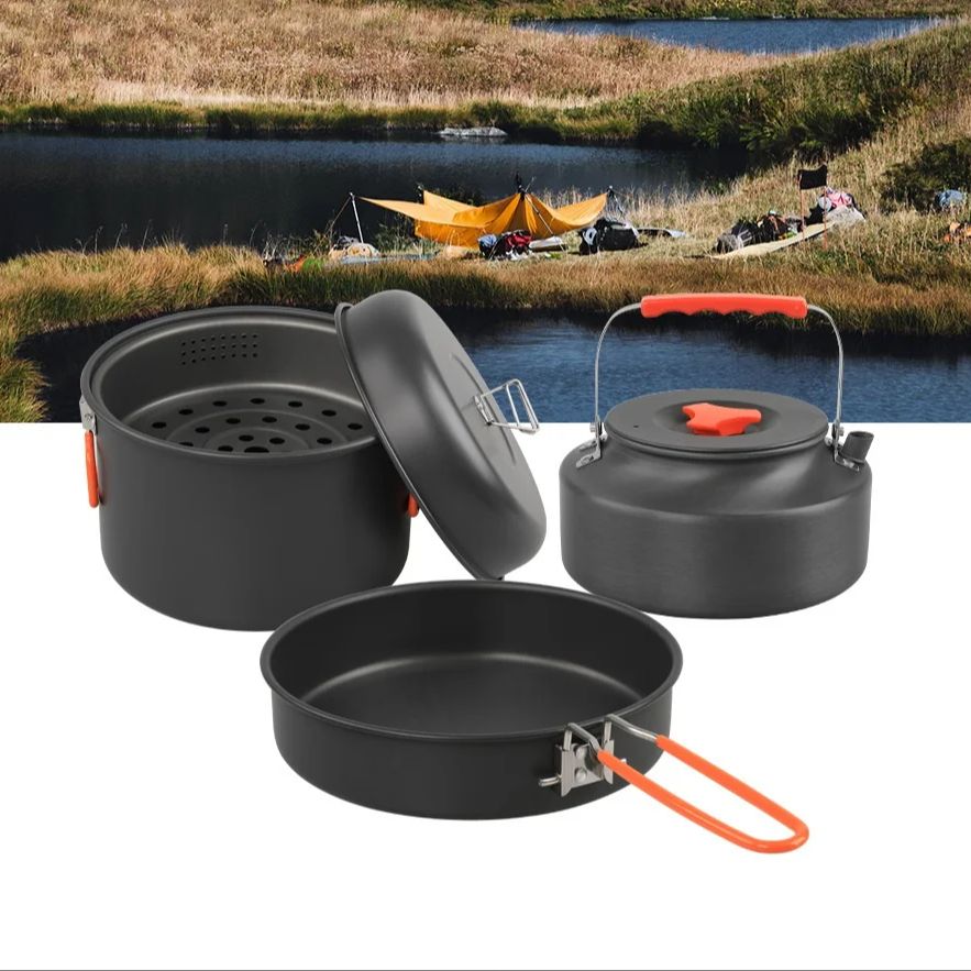 Outdoor-Kochgeschirr-Set Campi – Camping Outdoor Cooking Set Bewertung und Preis