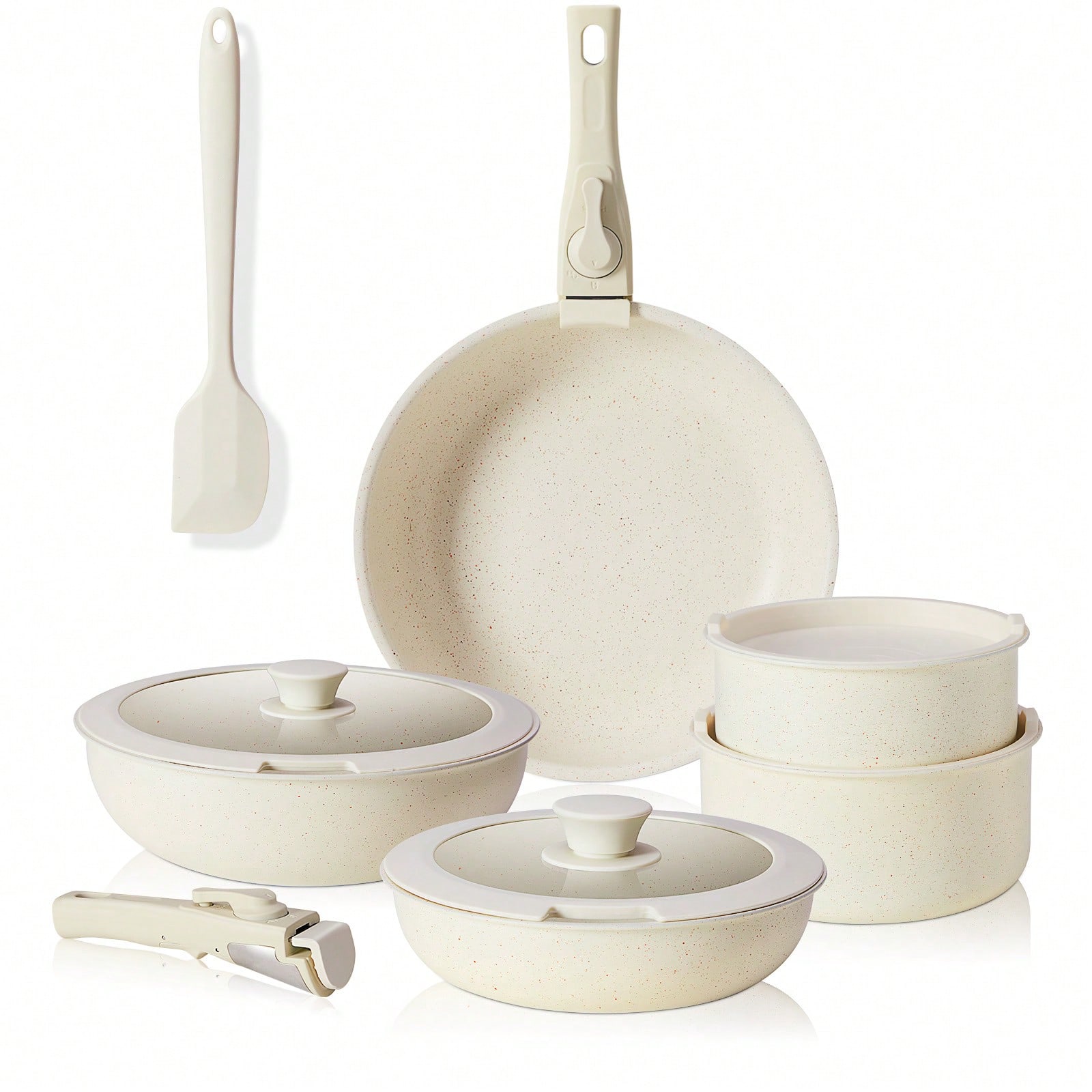 Töpfe- und Pfannen-Set, modern – Camping Cooking Set Detachable Handle Bewertung und Preis