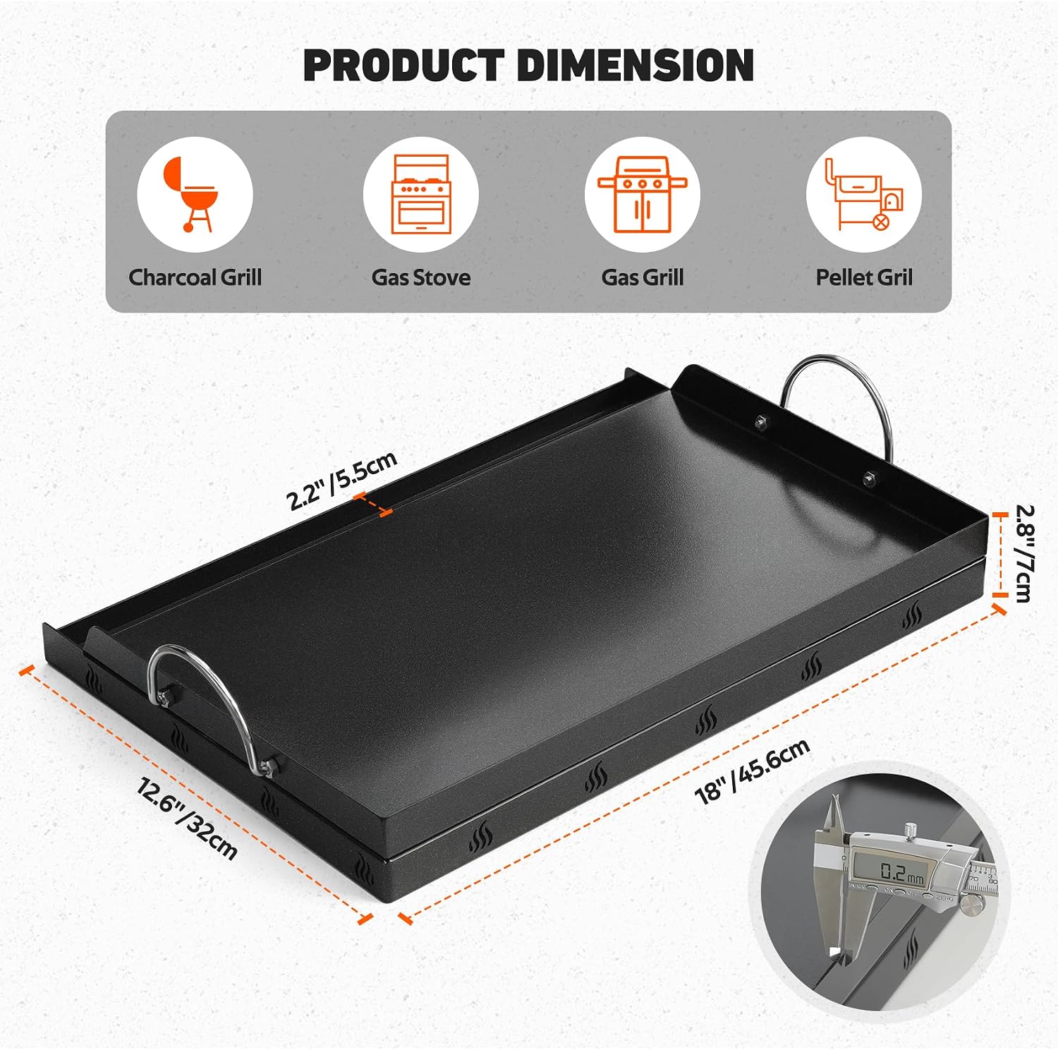Universelle BBQ-Grillplatte, f – Camping Cooking Top Bewertung und Preis