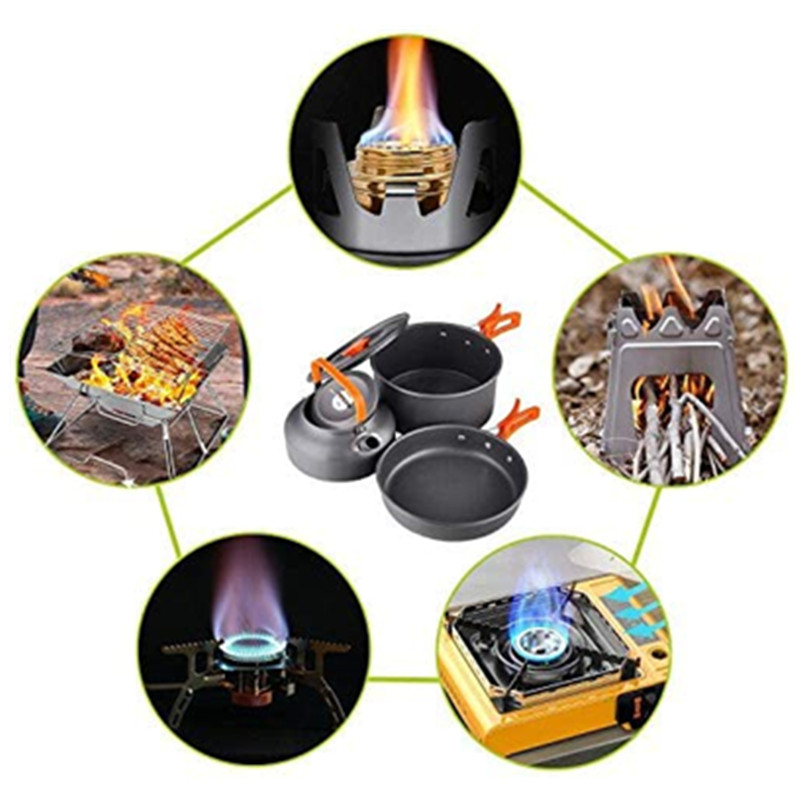 2-3 Personen Outdoor Camping u – Camping Cooking Set 2 Person Bewertung und Preis