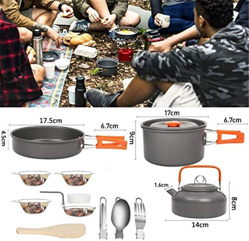 2-3 Personen Outdoor Camping u – Camping Cooking Set 2 Person Bewertung und Preis