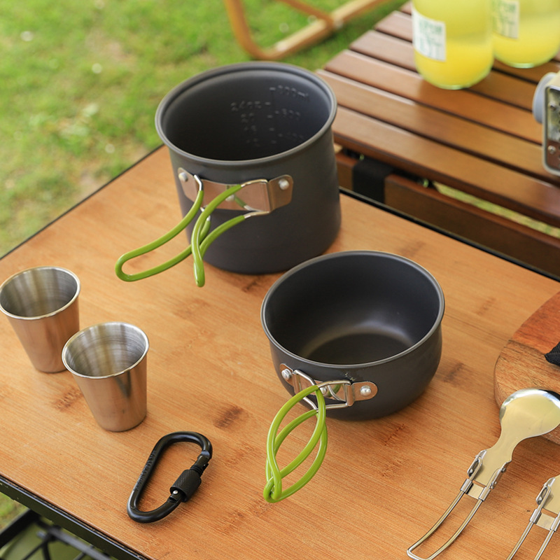 Camping-Kochgeschirr-Set, ultr – Camping Cooking Set Compact Bewertung und Preis