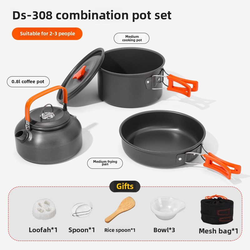 Outdoor-Camping-Kochgeschirr-S – Camping Cooking Set 2 Person Bewertung und Preis