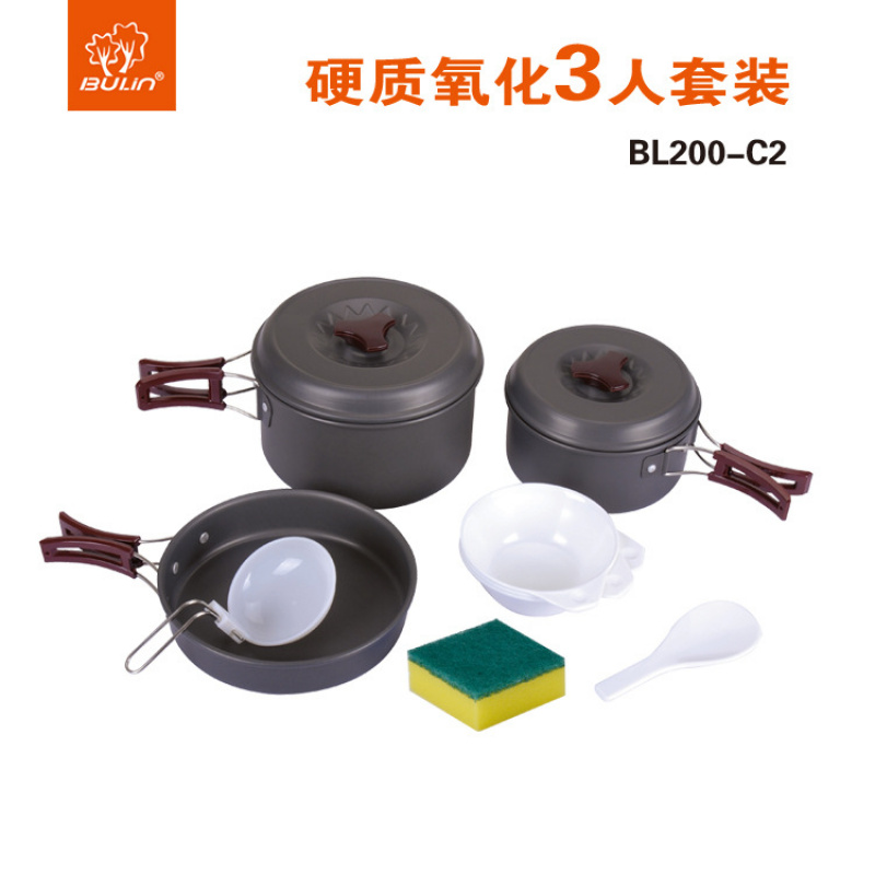 Tragbares Kompaktes Outdoor-Ca – Camping Cooking Set Compact Bewertung und Preis