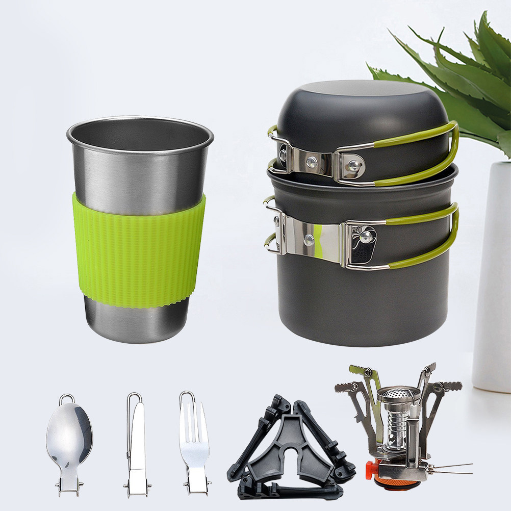Outdoor-Camping-Kochgeschirr-S – Camping Outdoor Cooking Set Bewertung und Preis