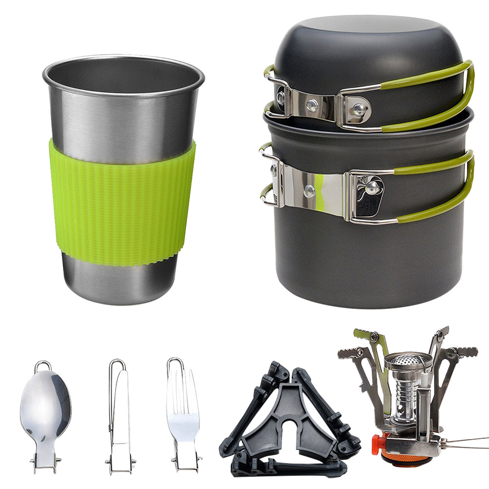Outdoor-Camping-Kochgeschirr-S – Camping Outdoor Cooking Set Bewertung und Preis